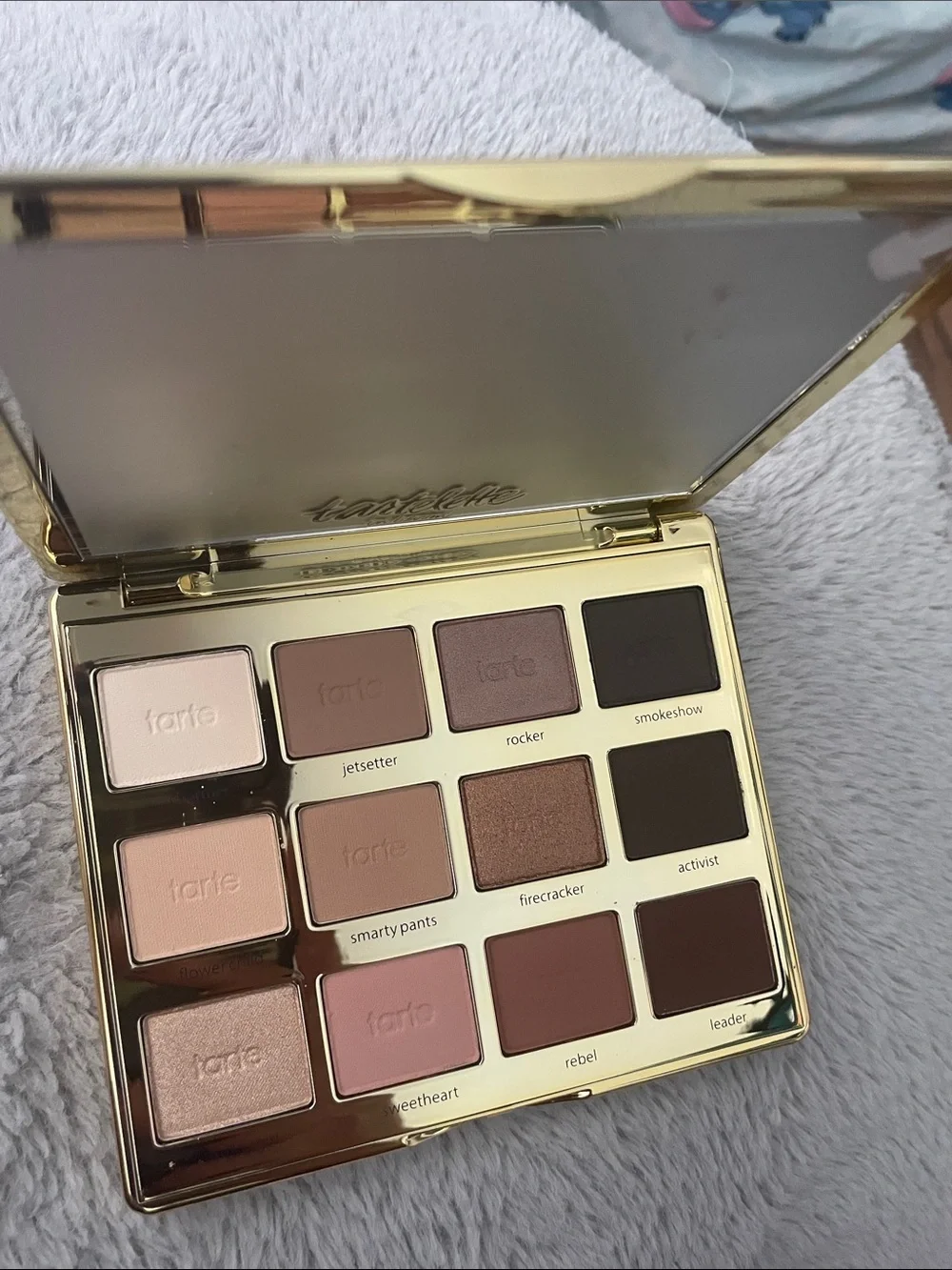tarte Tartelette In Bloom Palette - Pink, Purple & Gold Floral Tin